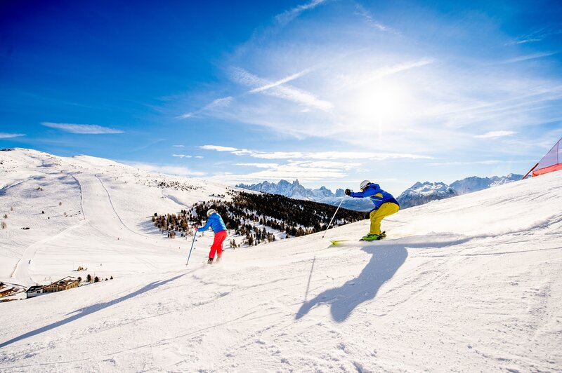Piste da sci della skiarea Alpe - Lusia | © Mattia Rizzi  - Archivio Immagini ApT Val di Fassa